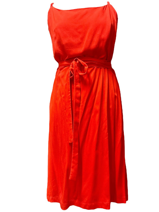 Robe dos nu courte débardeur rouge écoresponsable femme Aatise