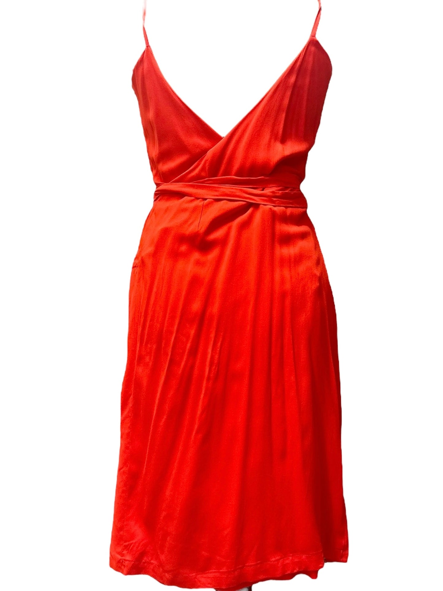 Robe dos nu courte débardeur rouge écoresponsable femme Aatise