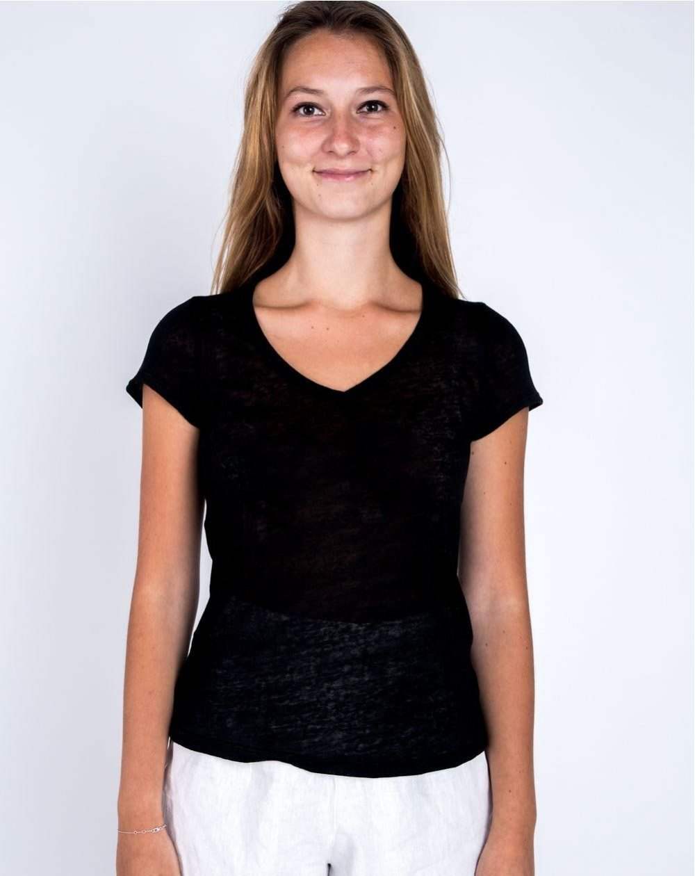 Tee-shirt en lin écoresponsable femme Aatise